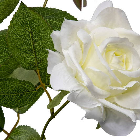 Potted Artificial Rose Bush 50x65cm - Image 2