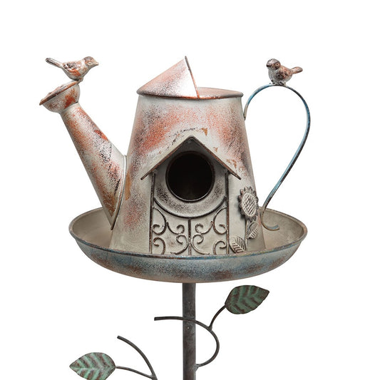 Watering Can Birdhouse Stake 142cm - Image 2