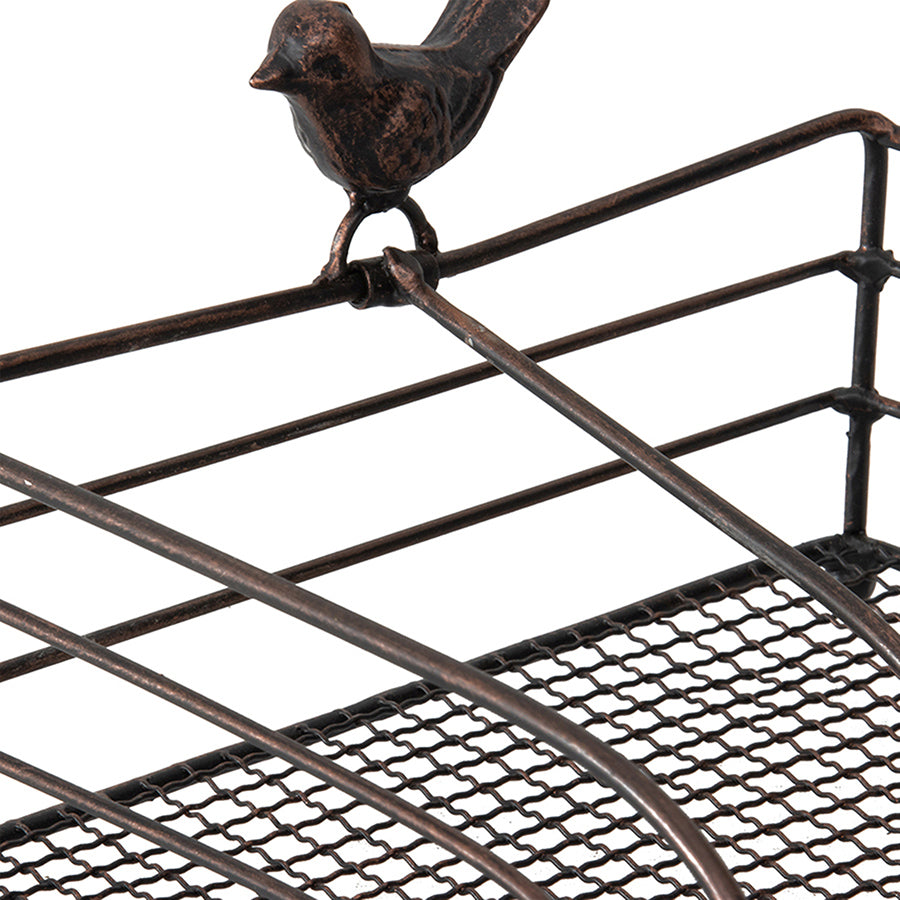 Napkin Holder w Bird 20cm - Image 3