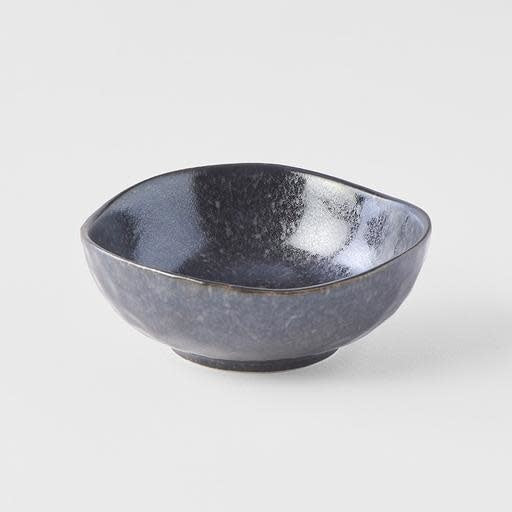 Sauce Dish Organic 11cm Kanso Matte Black Glaze - Image 3