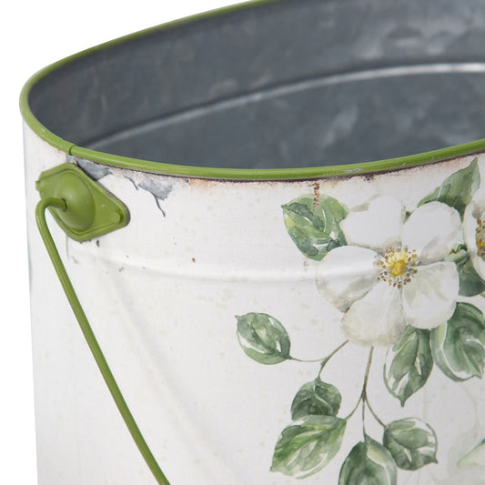 Set 3 Lemon Design Planter Storage Buckets 30cm - Image 2