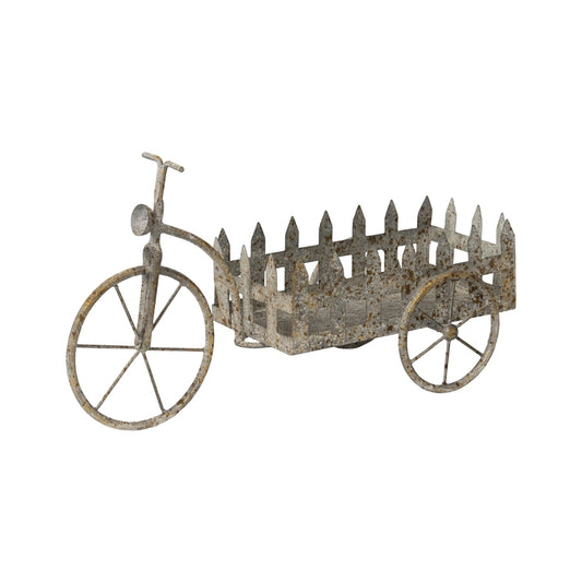 Decorative Vintage Cart Planter Ornament 44cm - Image 2