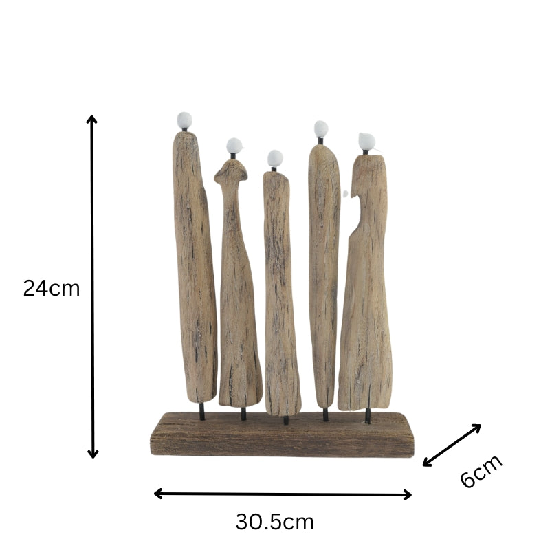 Handcrafted Contemporary Family + Friends Statue 20cm - Image 5