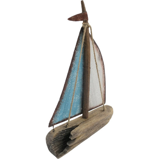 Handcrafted Sailboat Ornament 35cm - Image 2