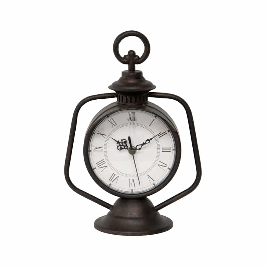 Lantern Style Table Clock 30cm