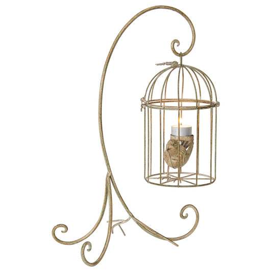 Birdcage on Stand Candle Holder 42cm - Image 2