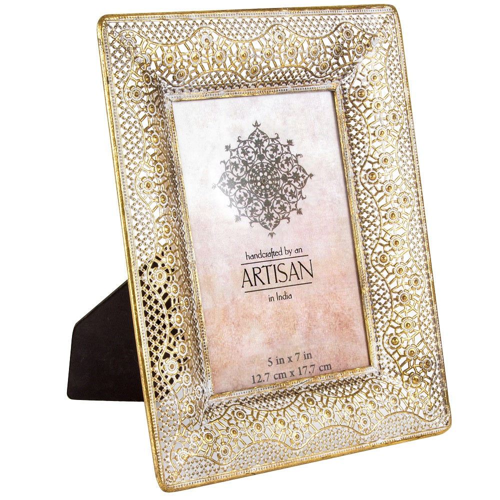 Lustre Webbed 5x7in Photoframe 26cm