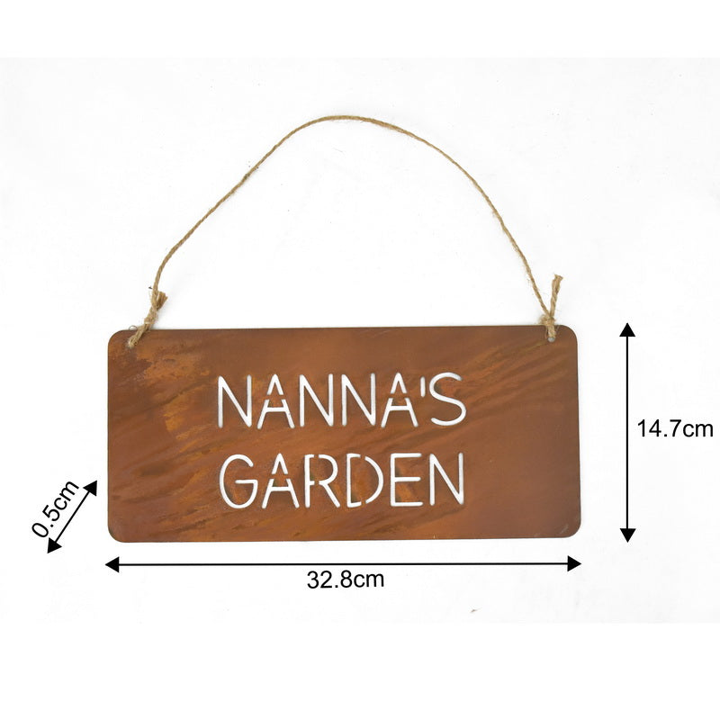 Nanna'S Garden Laser Cut Wall Hanging 32cm - Image 3