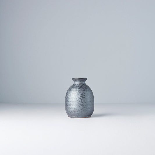 Sake Jug 300ml Black Scroll Glaze - Image 2