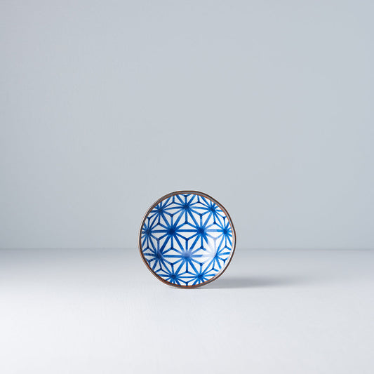 Sauce Dish 11cm Indigo Ikat Starburst Design - Image 2