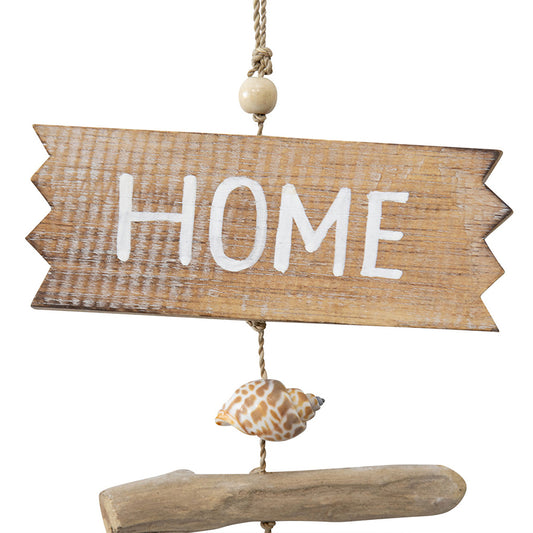 Handcrafted Our Home 2-Piece Driftwood W Fish Wall Art 15x50cm - Image 2