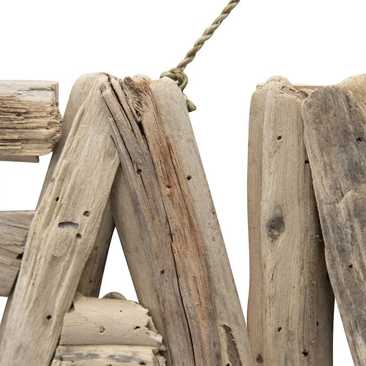 Hand-Made Driftwood 'Family' Wall Art 50x4cm - Image 2