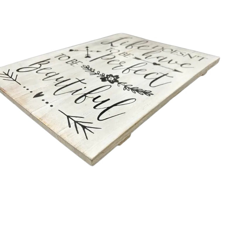 Life Beautiful Wall Art 30cm - Image 3