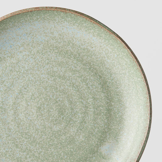 Dinner Plate 24cm Green Fade Glaze - Image 2