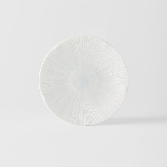 Tapas Plate 13cm Ice White Glaze - Image 2