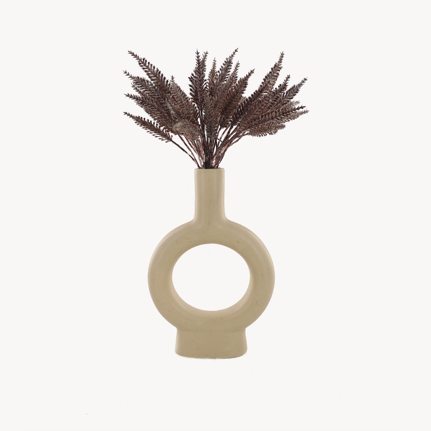 Cercle Artificial Mauve Barley in Ceramic Vase 35cm - Image 3