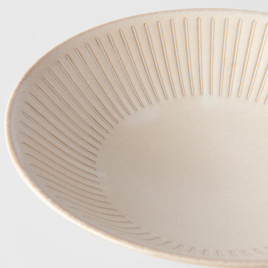 Ramen Bowl 25cm Ridged Alabaster Glaze - Image 2