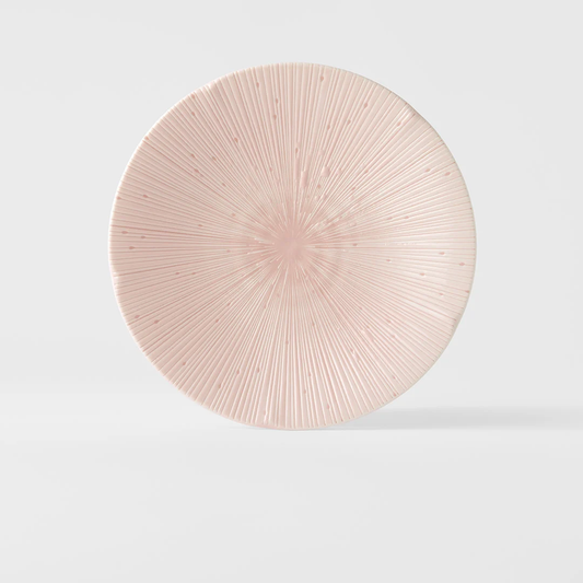 Side Plate 22cm Ice Pink Glaze - Image 2