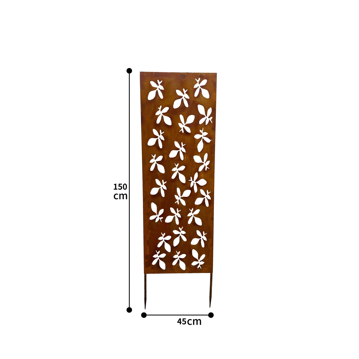 Rust Garden Screen Stake 150cm - Image 5