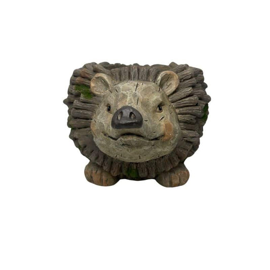 Forest Echidna Planter W Hole & Plug 39x19cm - Image 2