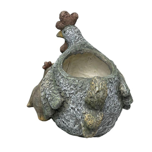 Chook+Baby Planter W Hole & Plug 33x32cm - Image 2