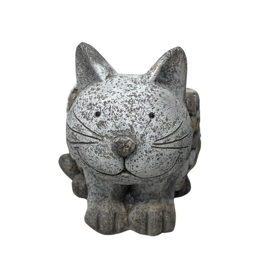 Kitten Planter W Hole & Plug 29x21cm - Image 2