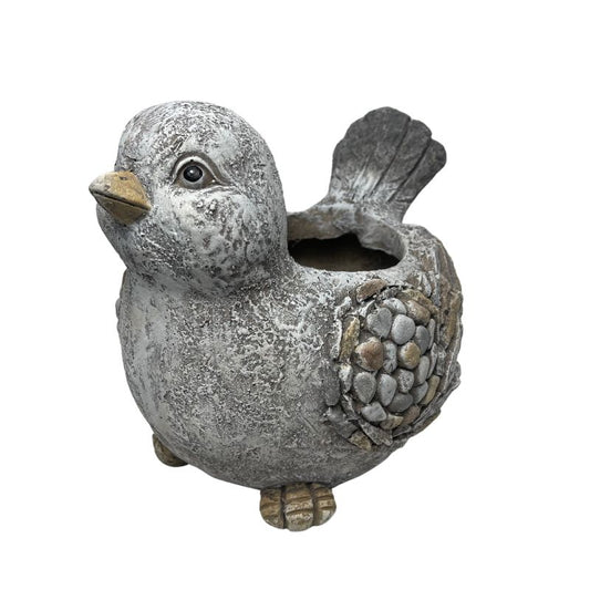Baby Bird Planter W Hole & Plug 33x26cm - Image 2