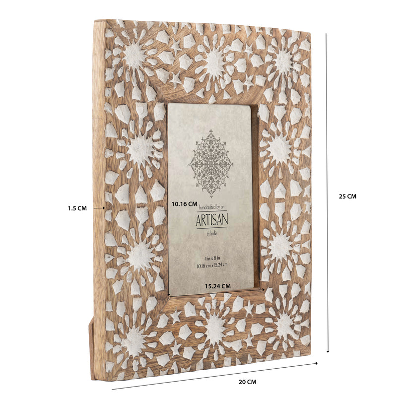 Handcrafted 4x6in 'Sunflower' Photoframe 25cm - Image 5