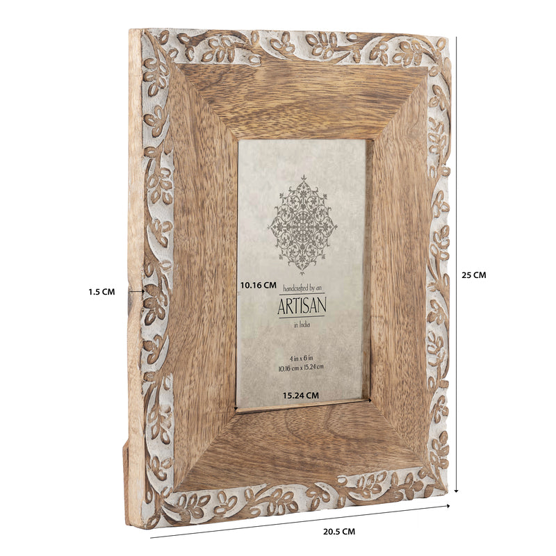 Handcrafted 4x6in 'Layered' Photoframe 25cm - Image 5