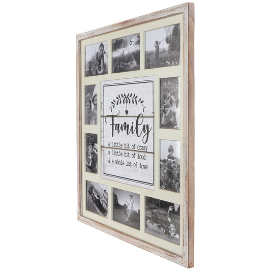 Family' Wall Hanging Photo Gallery Collage 55x59cm - Image 2