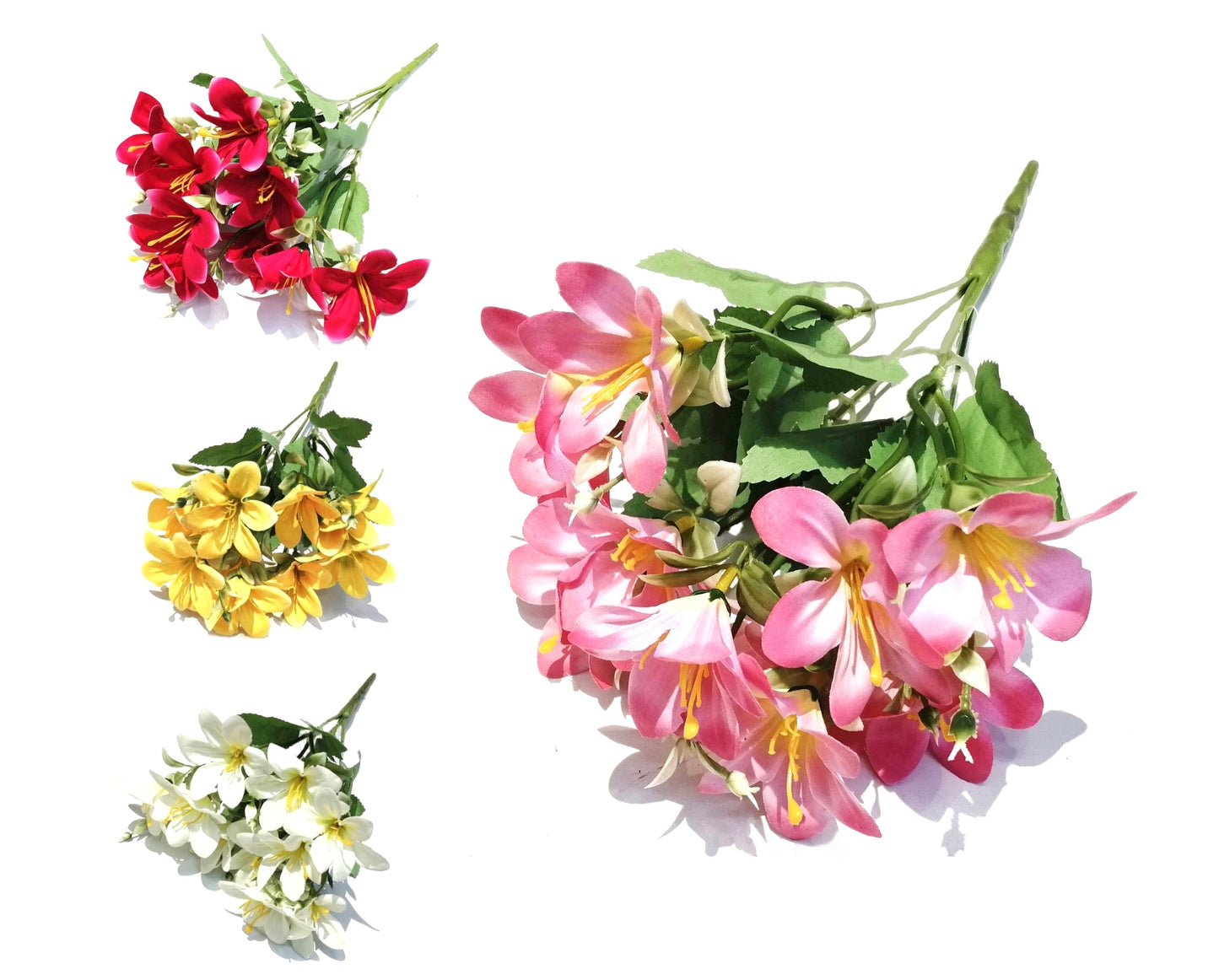 bulk 36 Artificial Lily Bunch 33cm