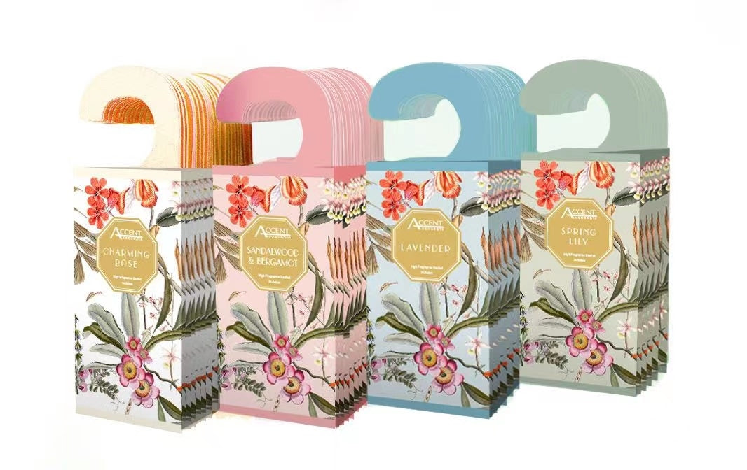 bulk 96 Floral Luxe Scented Hanging Sachet Assort