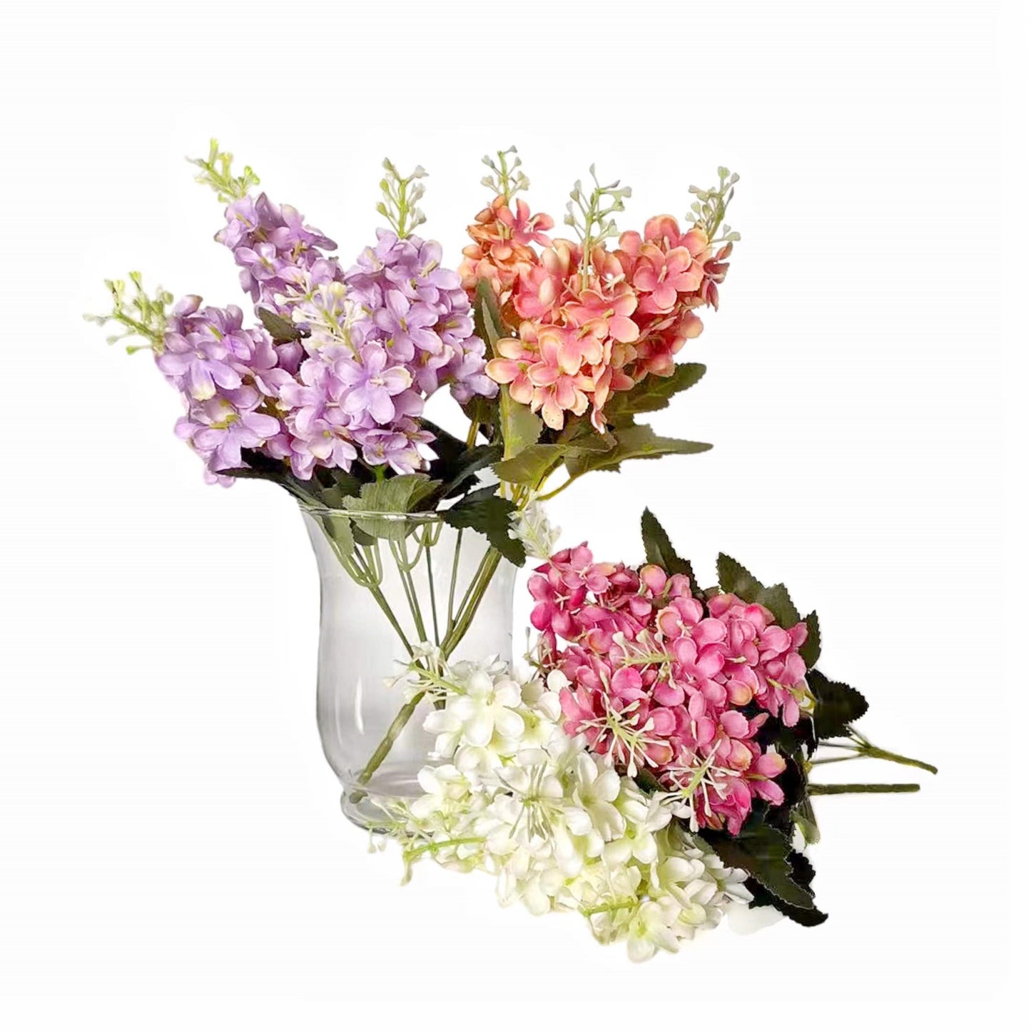 bulk 36 Artificial Delphinium 5 Heads Assorted 36cm