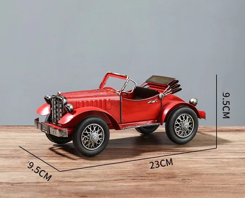 Metal Vintage Classic Car 23cm