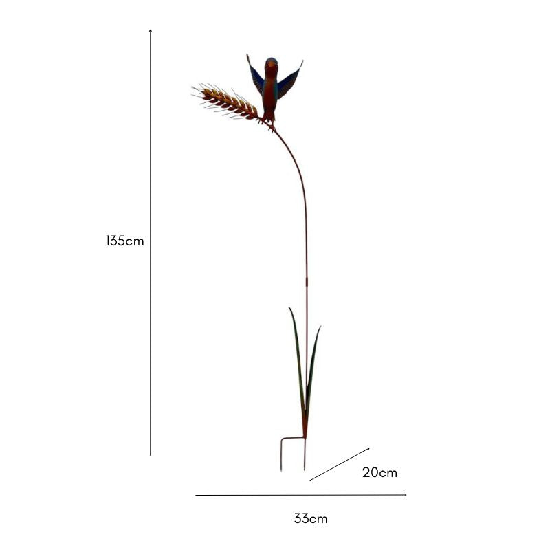 Colour Bird Garden Stake 135cm - Image 5