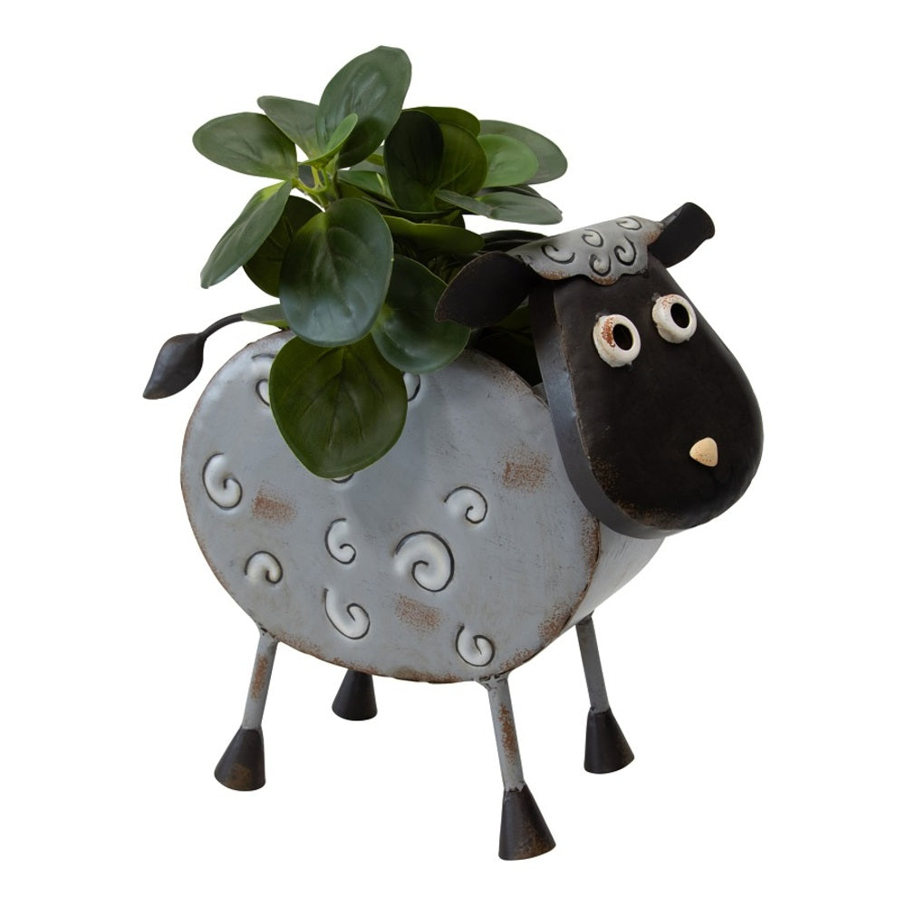 Glamour Sheep Metal Planter 33cm - Image 2