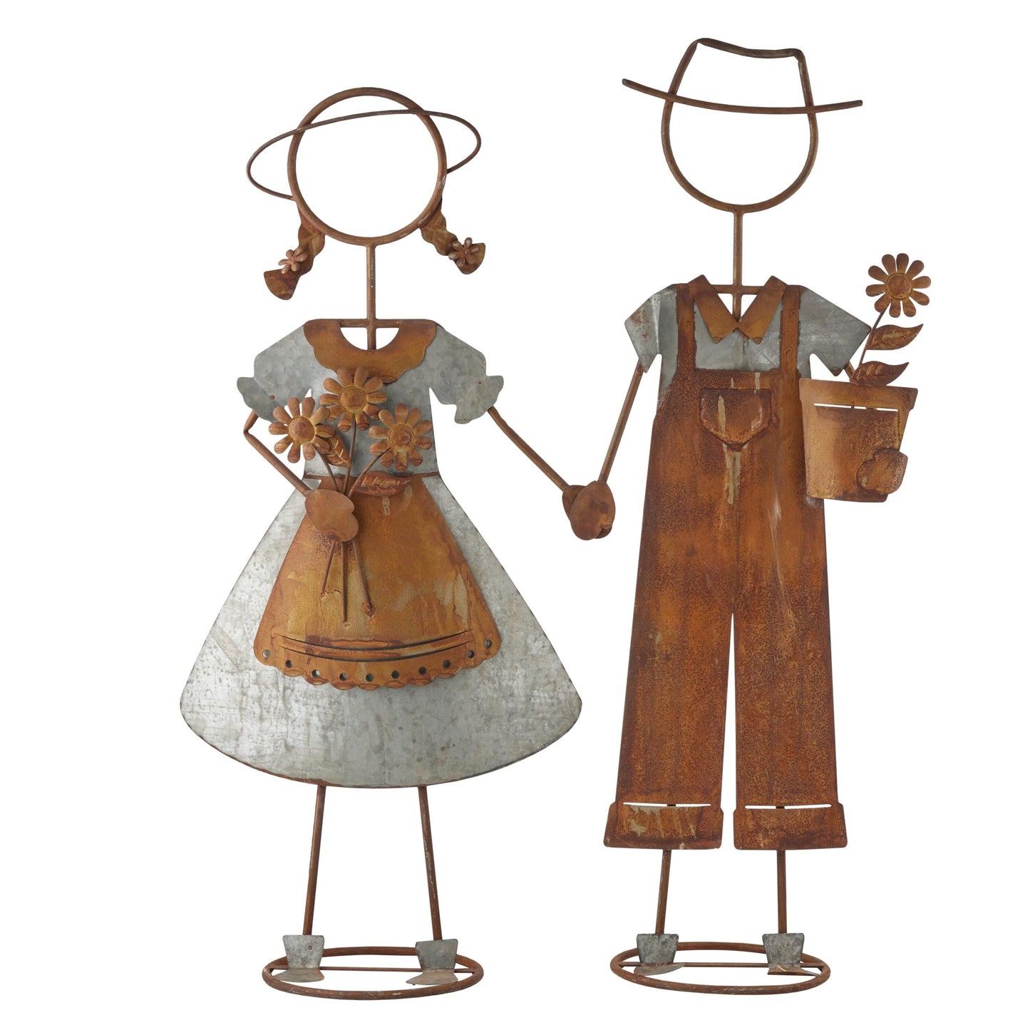 Set 2 Asst Tall Kids w Holding Hands 100cm