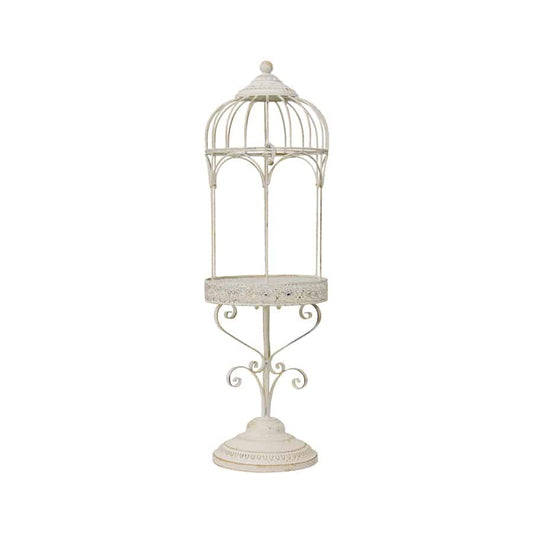 Martinique Arch Planter / Candleholder Cage On Base 22x72cm - Image 2