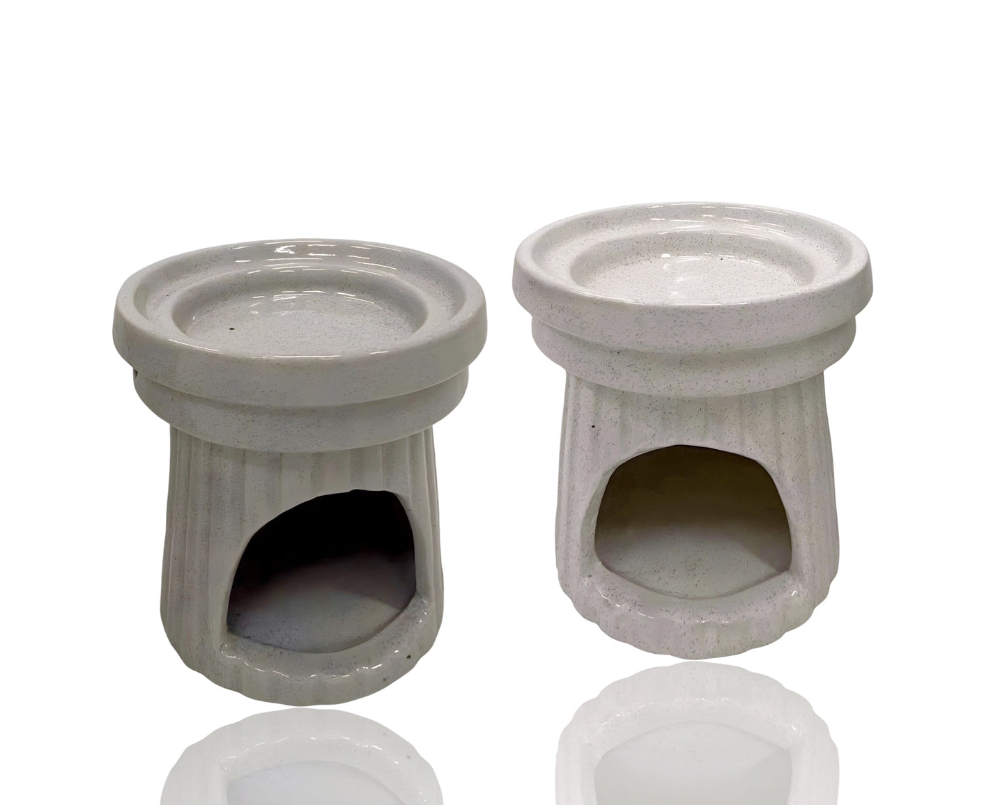 bulk 24 Vertical Stripes Ceramic Oil Burner 10cm