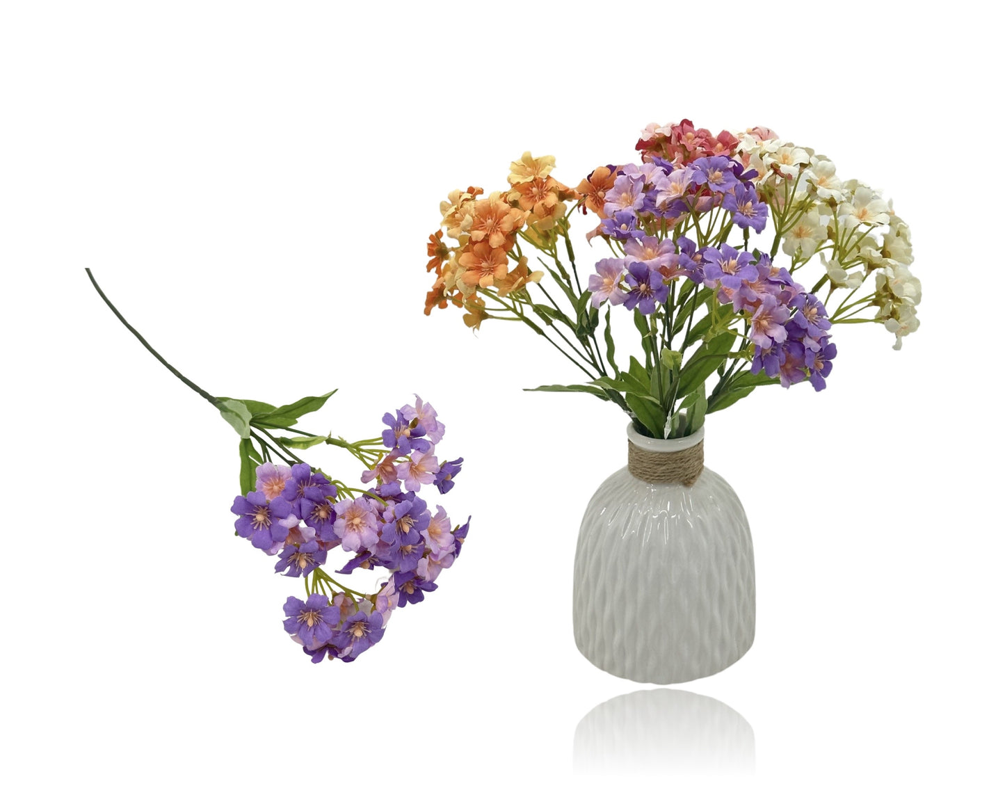 bulk 24 Artificial Flower Spray Assorted 42cm
