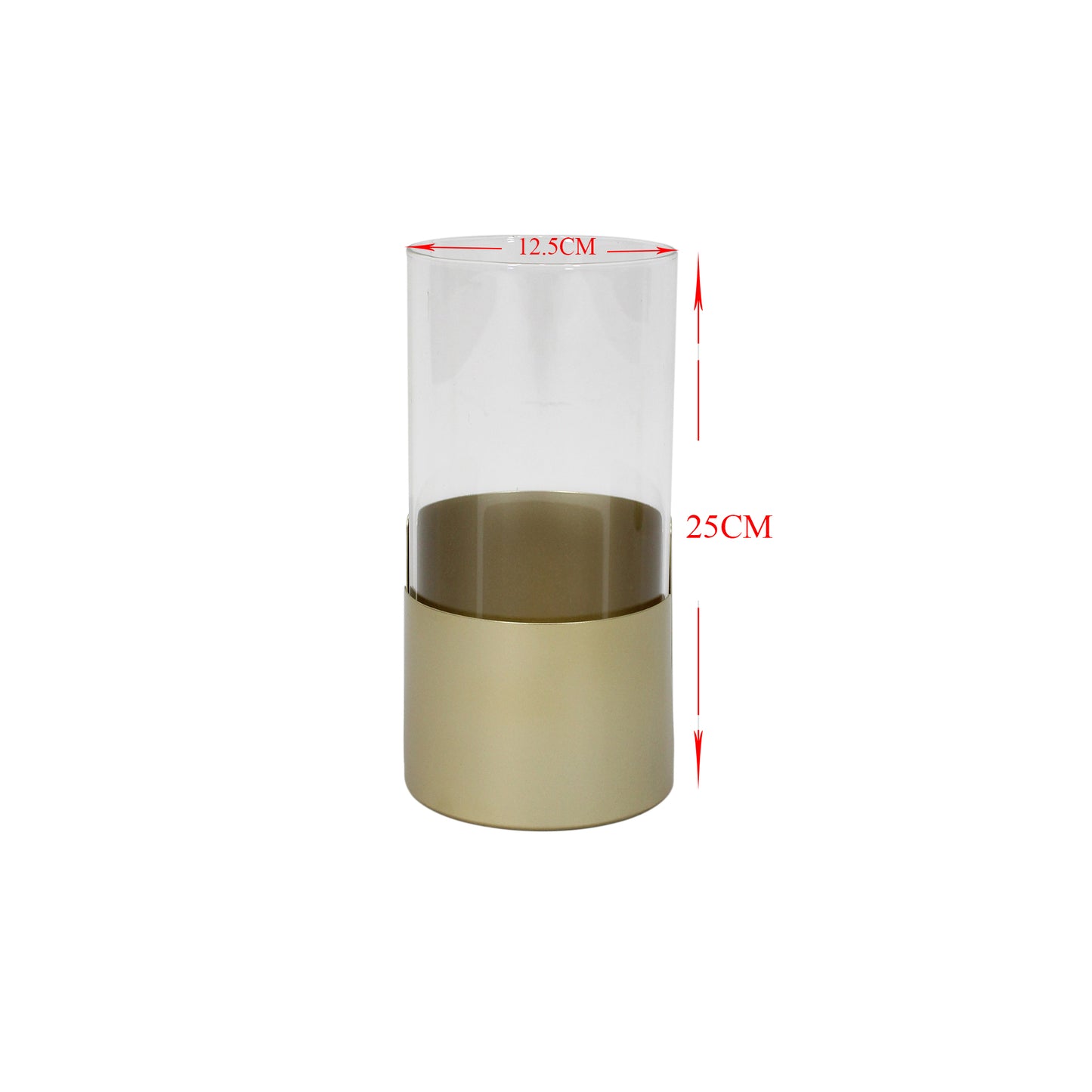 Aura Subtle Pillar Candleholder 13x25cm - Image 4