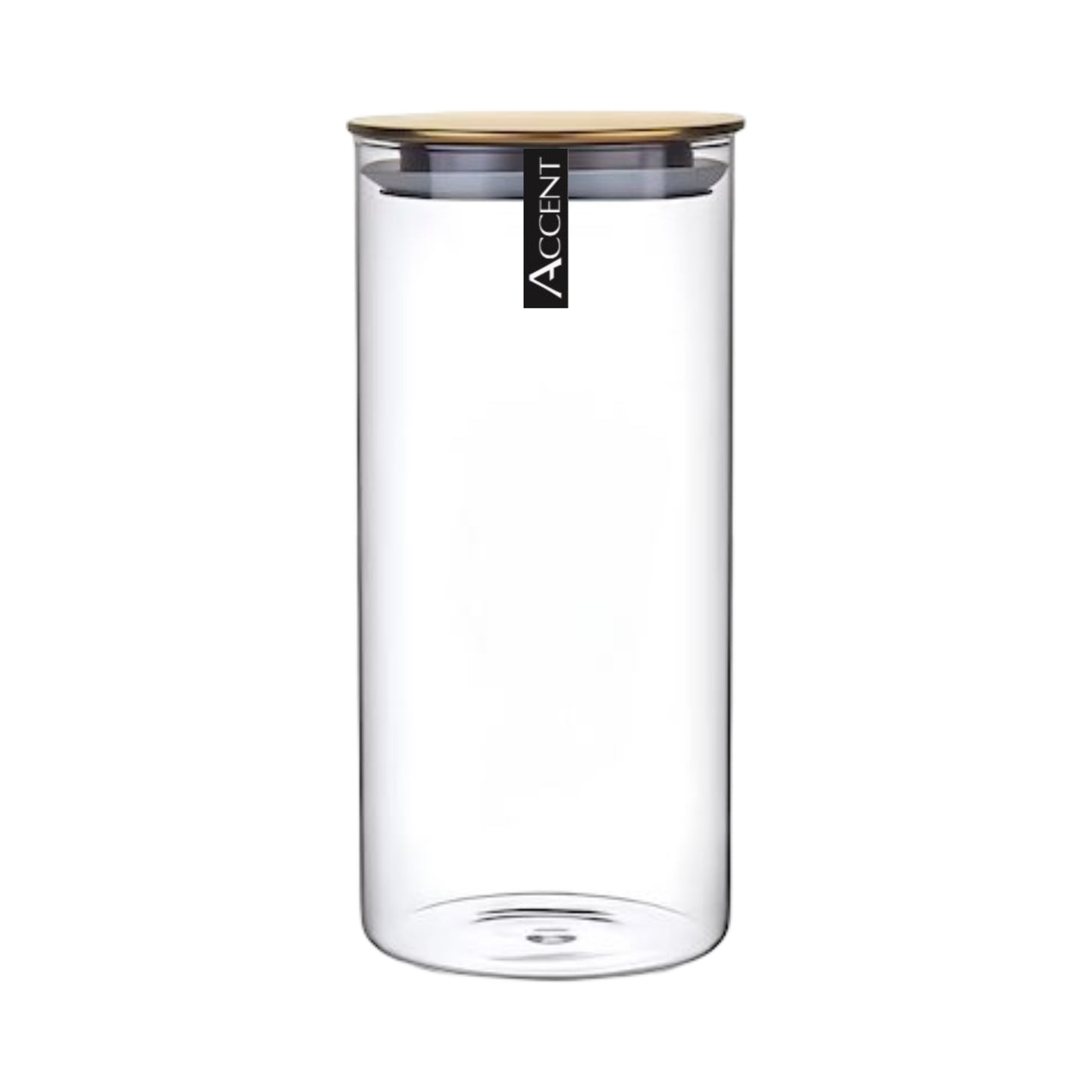 bulk 12 Glass Jar w/ Gold Metal Lid 25cm