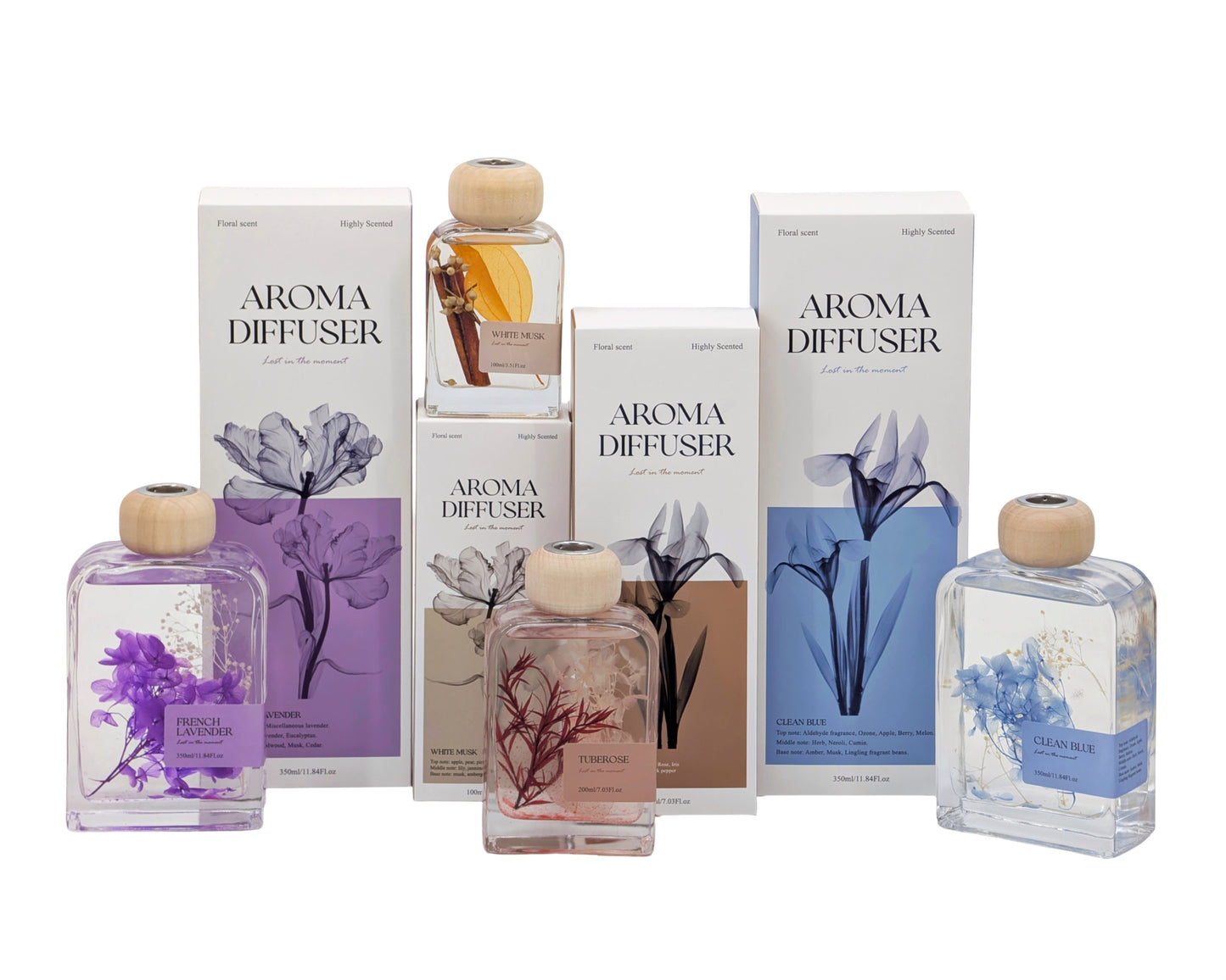 Bulk 24 Everfloral Fragrance Diffuser 100ml 4 Asst