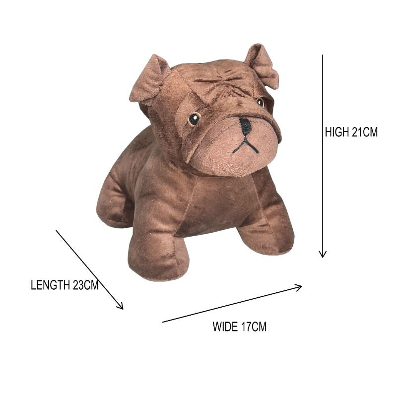 Chocolate Brown French Bulldog Door Stopper 23cm - Image 4