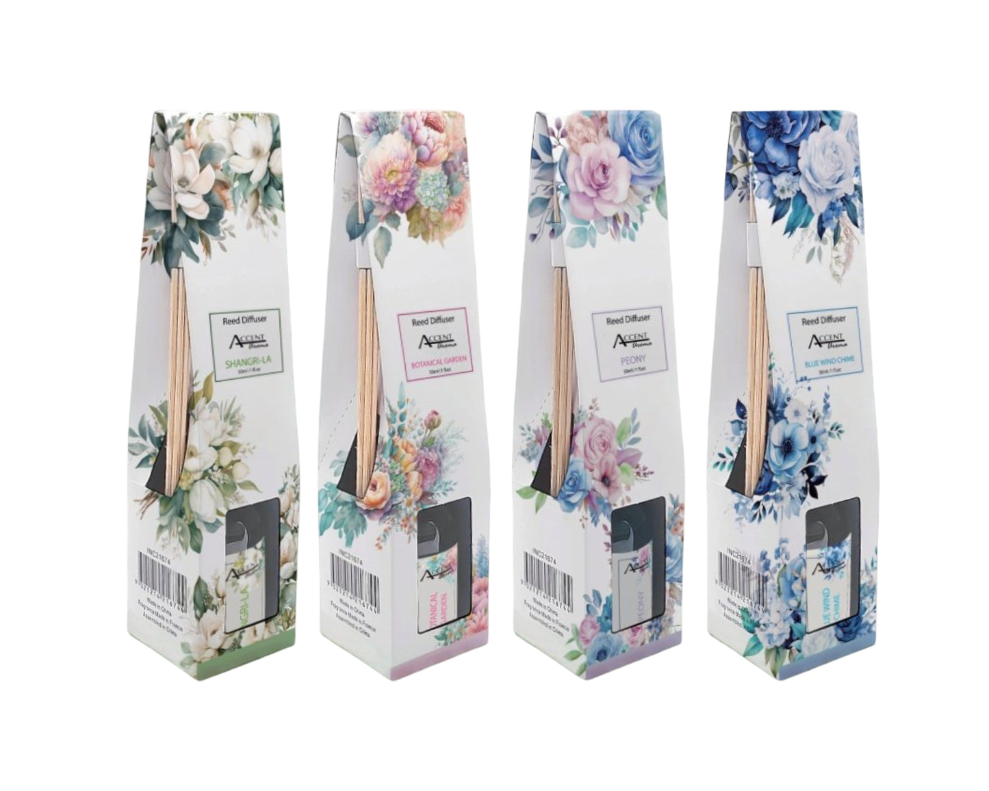 bulk 48 Aromatic Bouquet Diffuser 50ml Asst