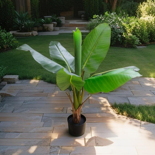 Potted Artificial Banana Tree 90cm - Image 2