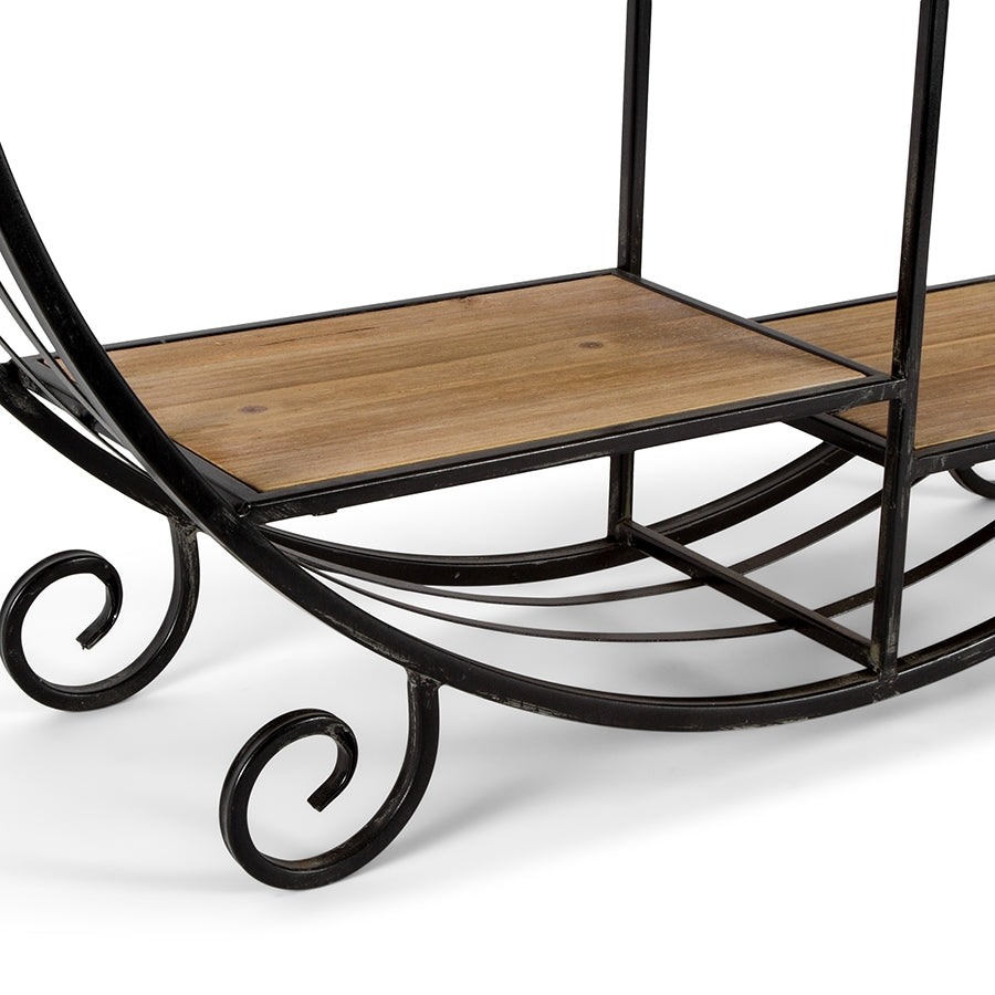 Round Elementals Floating Floor Shelf 90cm - Image 3