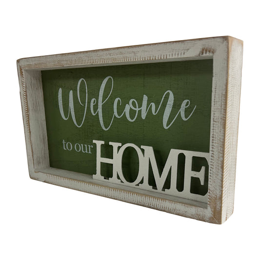 Home 3D Plaque / Wall Art in Shadow Box Frame 28cm - Image 2