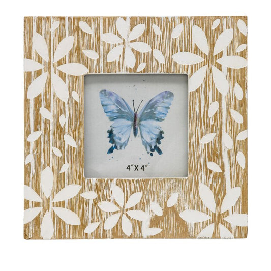 Flowers Design Photo Frame '4x4in' 18cm - Image 2