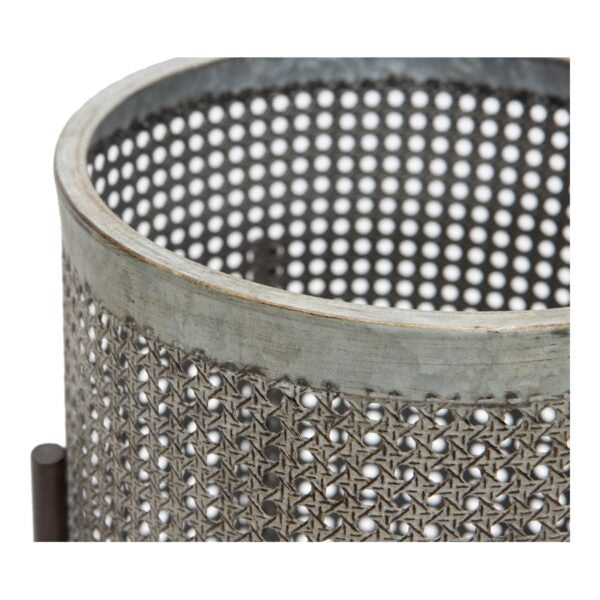 Set 2 Artisan Stilted Metal Planters 58cm - Image 4